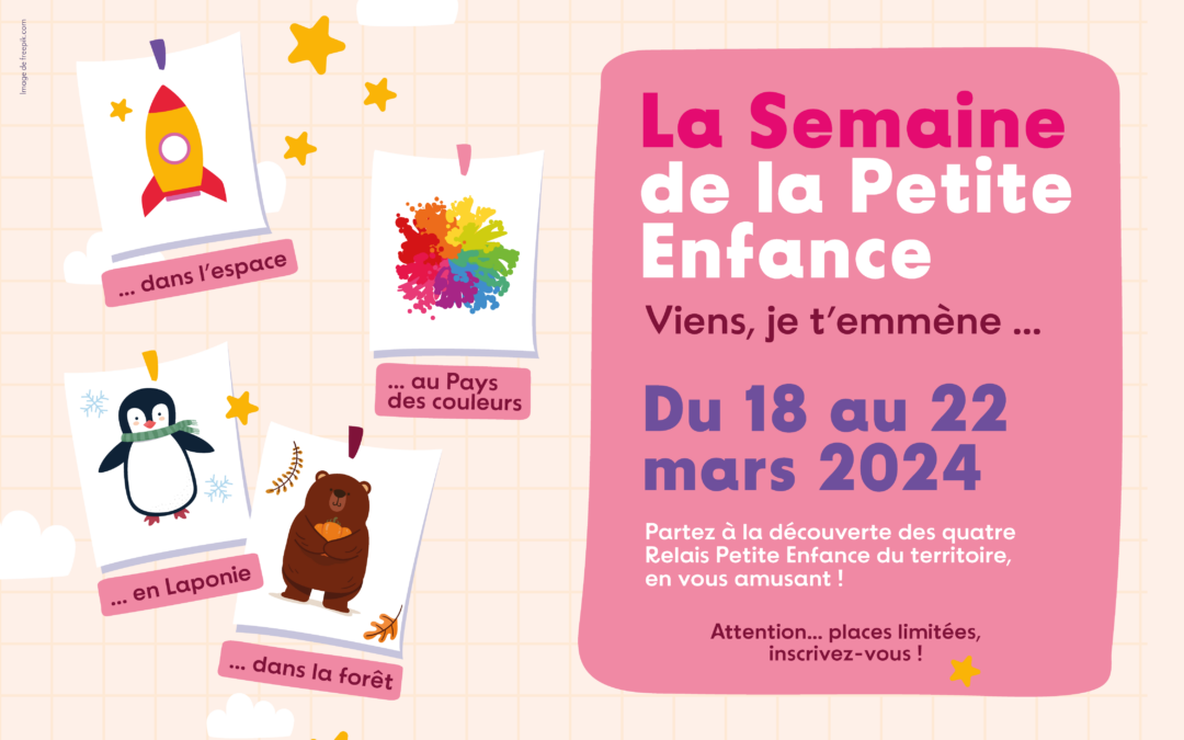 La Semaine Nationale de la Petite Enfance du 18 au 22 mars dans les RPE du Frontonnais !