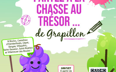 Partez à la recherche du trésors de Grapillon